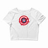 deadpool was here (captain america) Crop Top