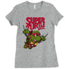 super turtle bros raph Ladies Fitted T-Shirt