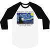 Vincent Van Gogh The Starry Night 3/4 Sleeve Shirt