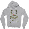 life is better with cats Zipper Hoodie