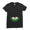 Two Peas In a Pod Twin Babies Ladies Fitted T-Shirt