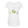 schrodinger's night Maternity Scoop Neck T-shirt