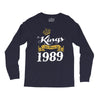 kings are born in 1989 Long Sleeve Shirts