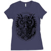 owl Ladies Fitted T-Shirt