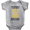 I'm Raising A Child With Childhood Cancer What's Your Super Power Baby Bodysuit