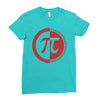 pi day logo Ladies Fitted T-Shirt