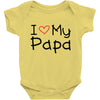 I Love My Papa Baby Bodysuit
