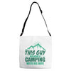 Camper Couple Man Adjustable Strap Totes