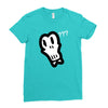 bad skull Ladies Fitted T-Shirt