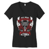 All Men are Created Equal but Only the Best are Born in October Women's V-Neck T-Shirt