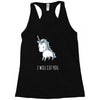 stabby the unicorn Racerback Tank