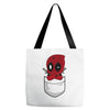 Deadpool Pocket Tote Bags