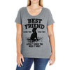 Best Friend Beagle Ladies Curvy T-Shirt