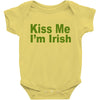 kiss me i'm irish Baby Bodysuit