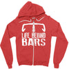 life behind bars cycling Zipper Hoodie