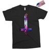 inverted galaxy cross funny  religion banter space fashion new Exclusive T-shirt