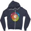 Venn Diagram Zipper Hoodie