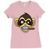 monkey Ladies Fitted T-Shirt