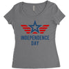 independence day Women's Triblend Scoop T-shirt