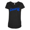 cougar bait Maternity Scoop Neck T-shirt