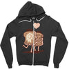 french toast kiss Zipper Hoodie