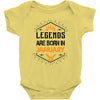 Legends Are Born In January Baby Onesie