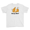 corgi cute puppy low battery charge me Youth Tee