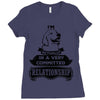 I Am Labrador Retriever Actually In A Very Commited Relationship Ladies Fitted T-Shirt