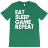 eat sleep game repeat T-Shirt