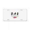 Bae Best Auntie Ever Friends Tv Show Parody License Plate