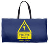 nikola tesla Weekender Totes