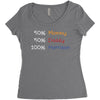 mommy daddy harrison baby name Women's Triblend Scoop T-shirt