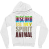 discord is my spirit animal Zipper Hoodie
