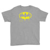 batman dying bleeding logo Youth Tee