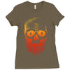 skull gradient Ladies Fitted T-Shirt