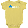 geek' (power on button) Baby Onesie