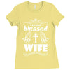 I Am One Blessed Wife Ladies Fitted T-Shirt