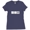 cyberman ctrl alt del Ladies Fitted T-Shirt
