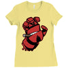 screaming doom Ladies Fitted T-Shirt
