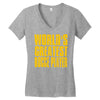 world greatest bocce Women's V-Neck T-Shirt