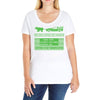 delorean trail Ladies Curvy T-Shirt