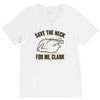 save the neck for me, clark V-Neck Tee