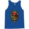 pirate bones skull Tank Top