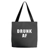 drunk af Tote Bags