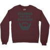 mens bearded Crewneck Sweatshirt
