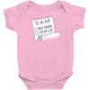 To Do List, Beat Cancer, Live My Life Infant Clothing