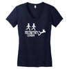 follow the leader Women's V-Neck T-Shirt