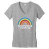 California Sunrise Women's V-Neck T-Shirt