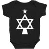 chrismukkah tree christmas Baby Bodysuit