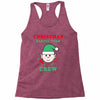 christmas baking team crew elf Racerback Tank